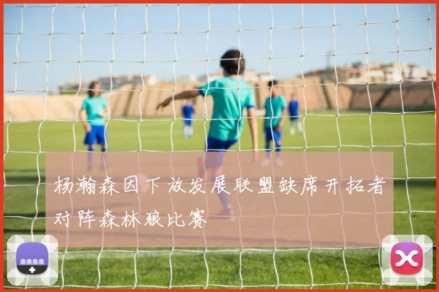 杨瀚森因下放发展联盟缺席开拓者对阵森林狼比赛